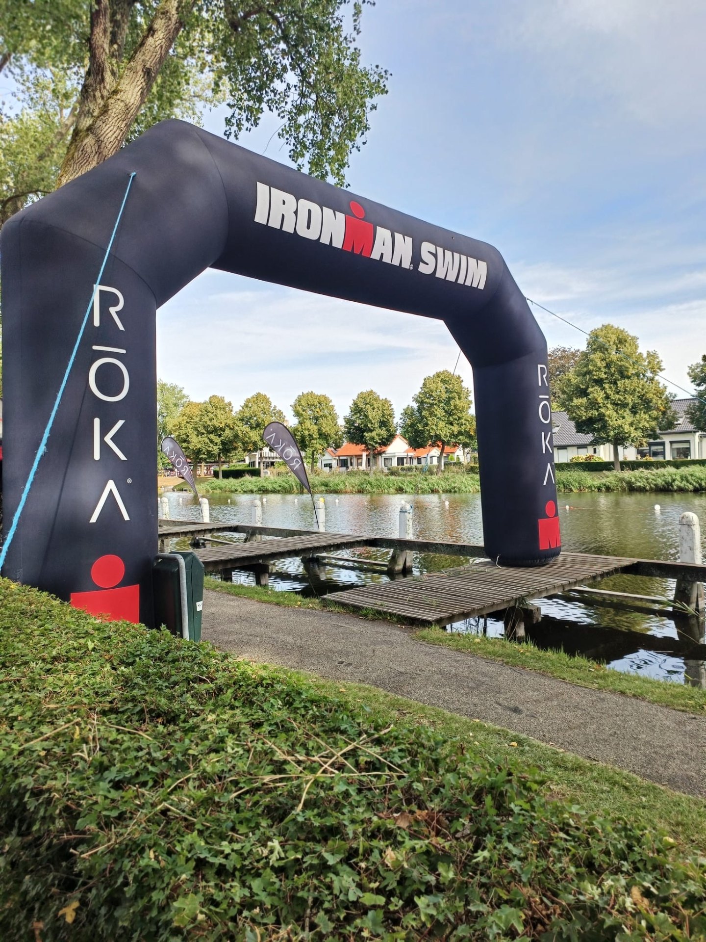Ironman swim start arch